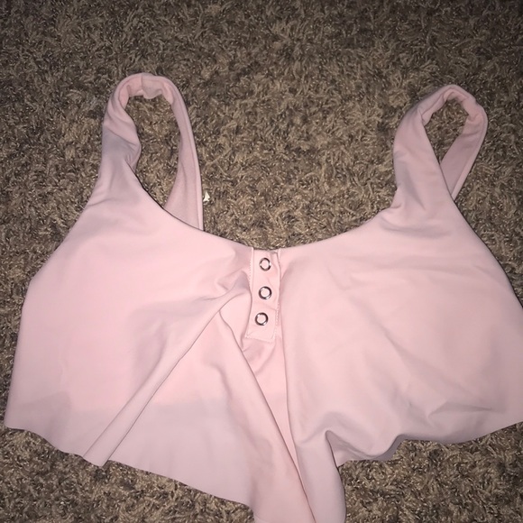 Baby pink bathing suit top - Picture 1 of 3